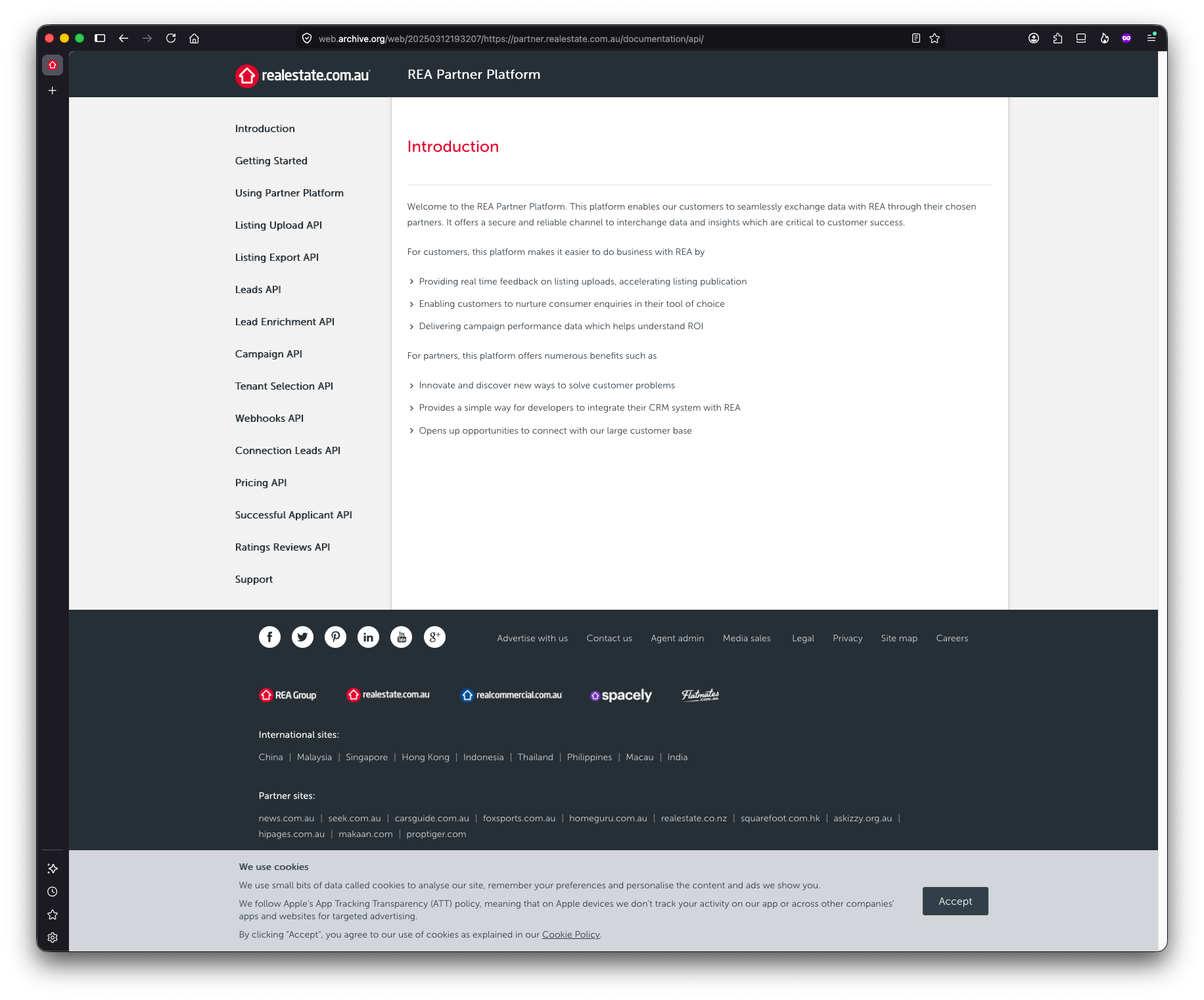 Before: homepage